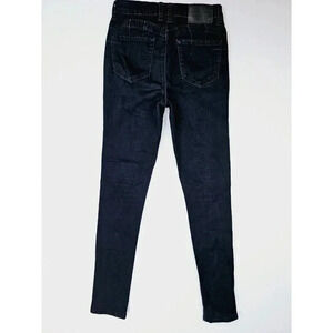 Monkey Ride 25X29 Original Vintage Black Skinny Juniors Denim Jeans Size 1/25
